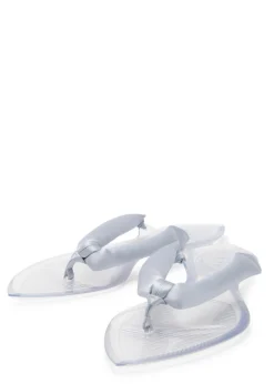 Satin and TPU flip flops