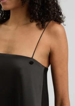 Satin maxi dress