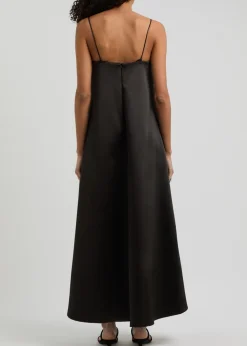 Satin maxi dress