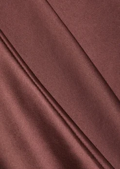 Savanna scoop-neck satin tank top