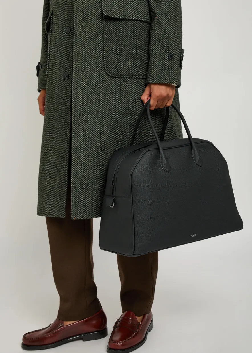 Savoye 43 grained leather top handle bag