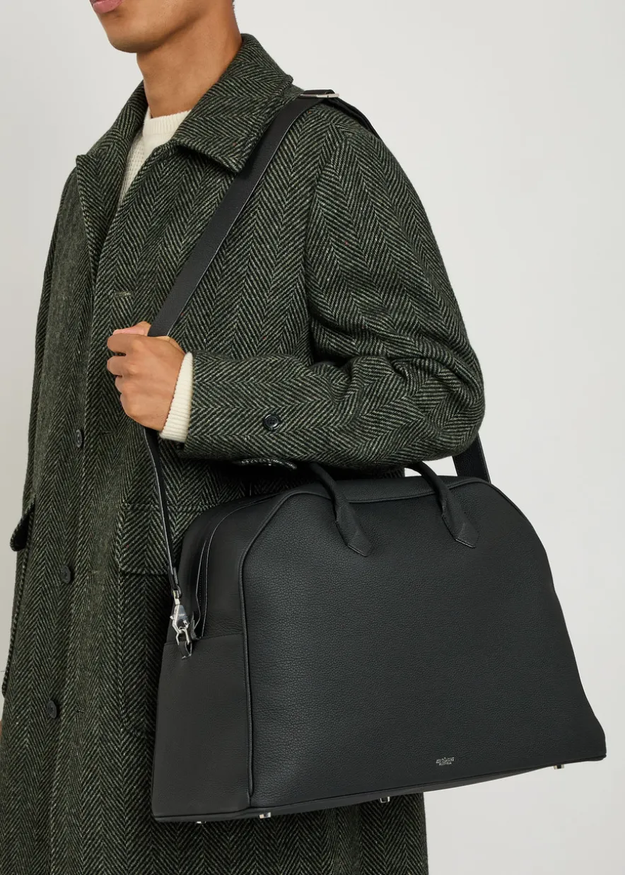 Savoye 43 grained leather top handle bag