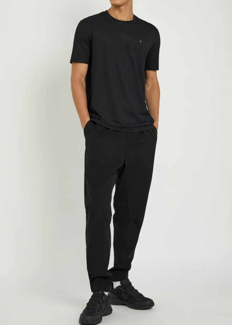 Saxby tapered-leg shell sweatpants