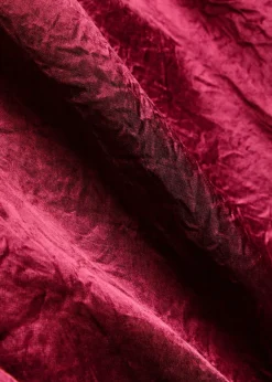 Scarf-effect satin blouse