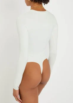 Scuba stretch-jersey bodysuit
