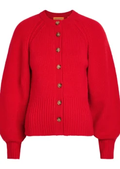 Sculpted cashmere cardigan