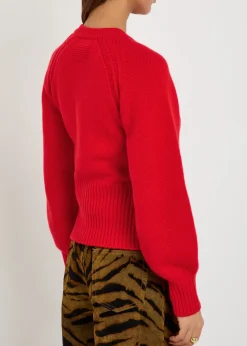 Sculpted cashmere cardigan