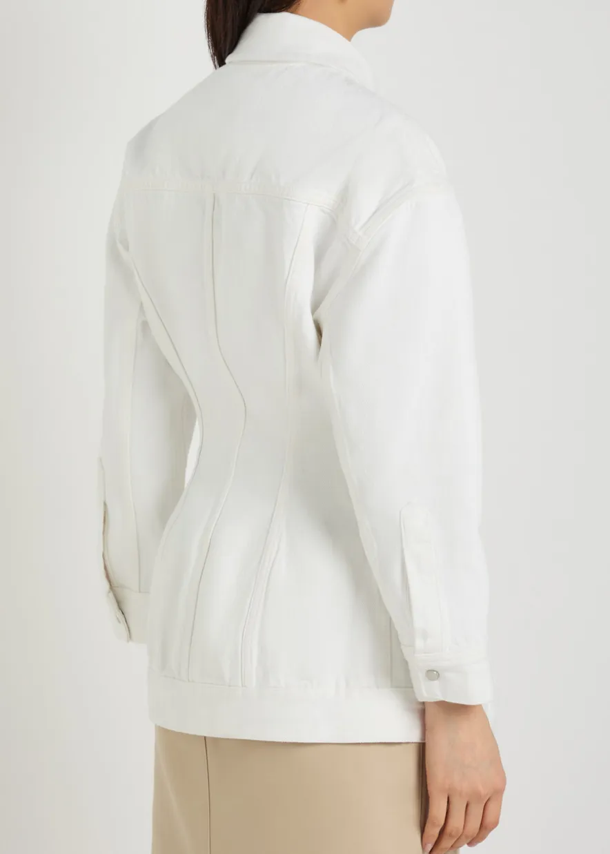 Sculpted denim jacket
