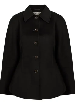 Sculpted wool jacket