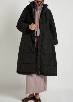 Scuttle hooded quilted shell parka