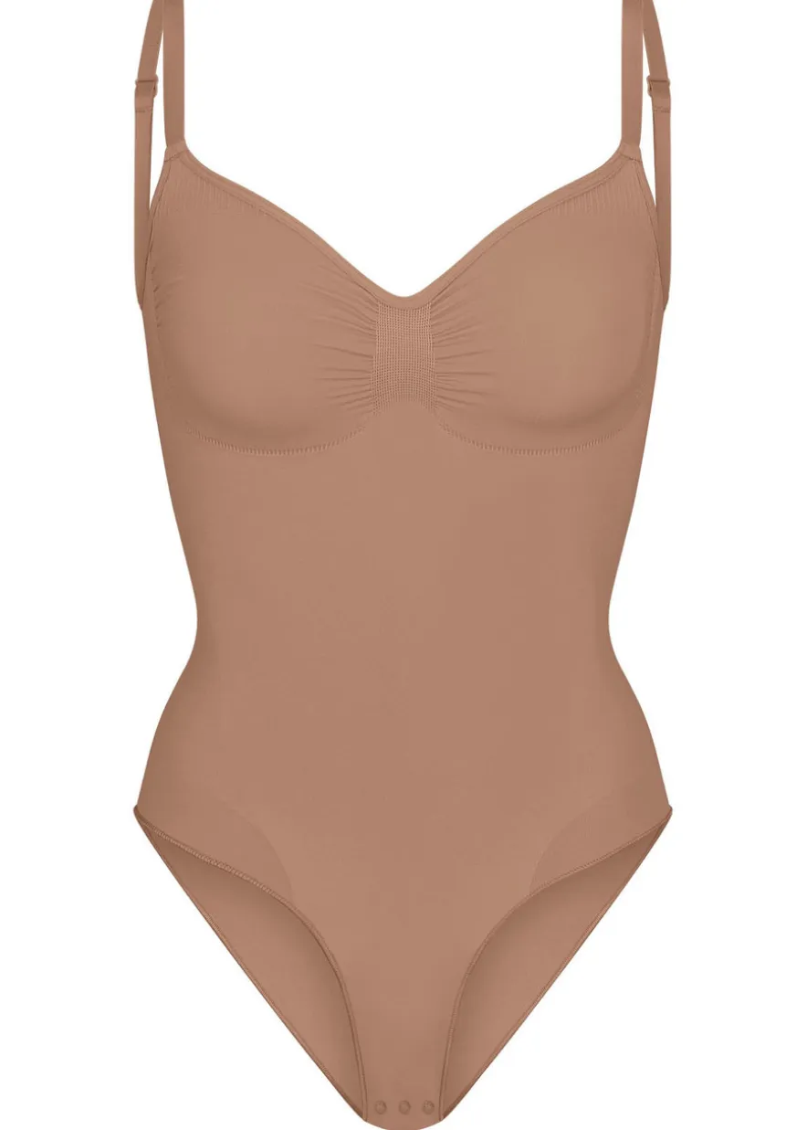 Seamless sculpt brief bodysuit