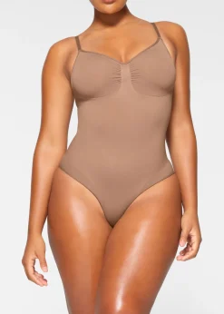 Seamless sculpt brief bodysuit