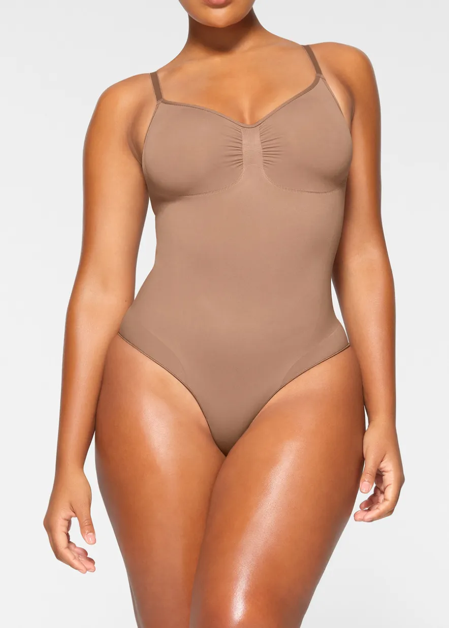 Seamless sculpt brief bodysuit