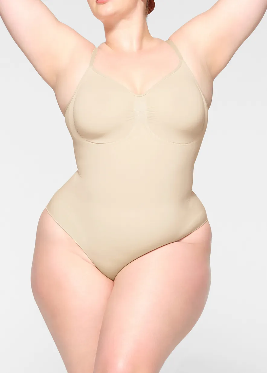 Seamless sculpt brief bodysuit