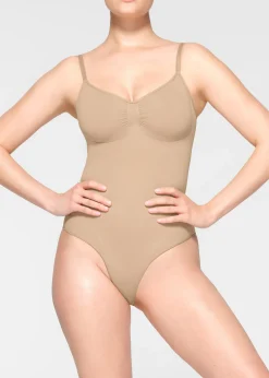 Seamless sculpt brief bodysuit