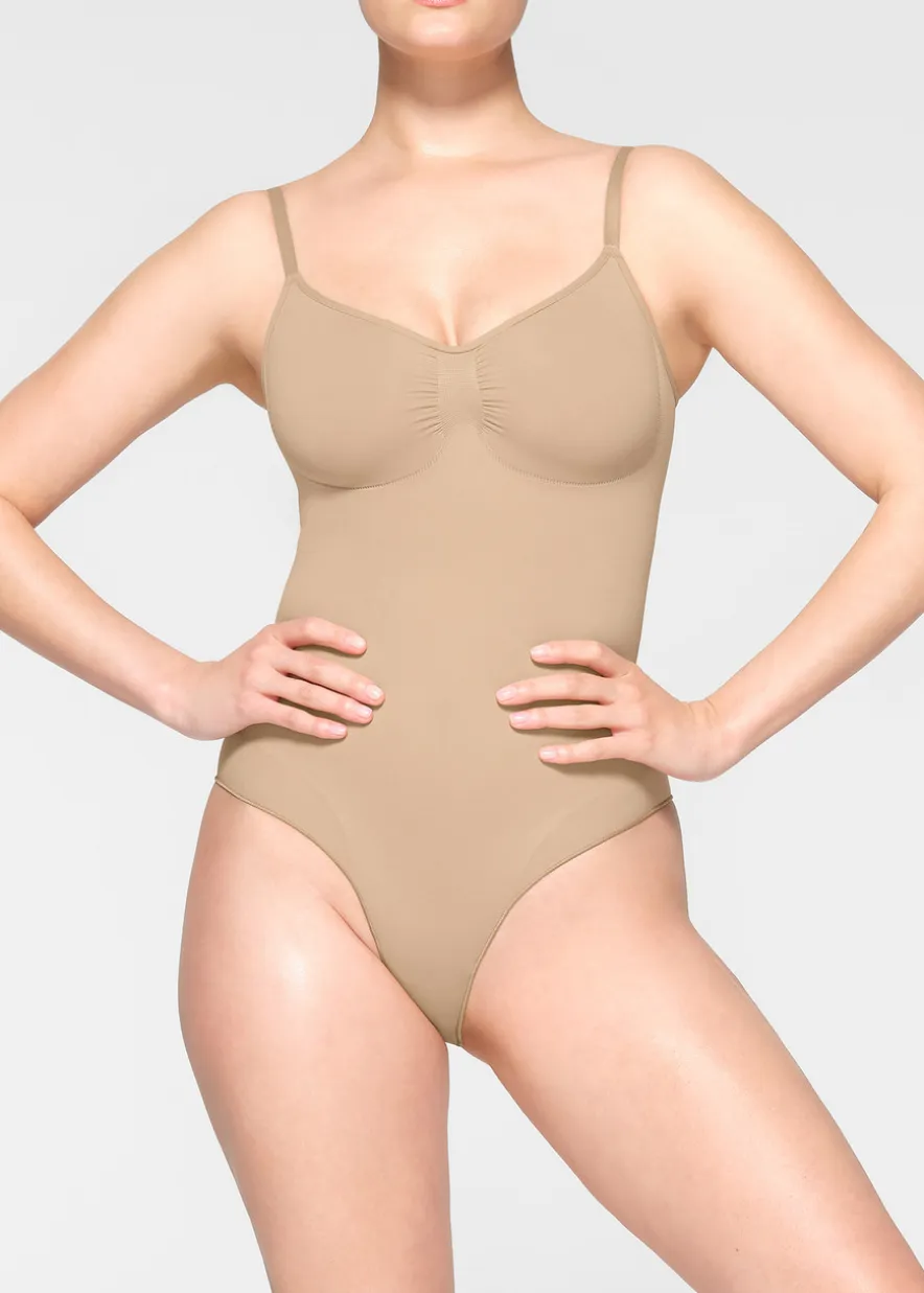 Seamless sculpt brief bodysuit