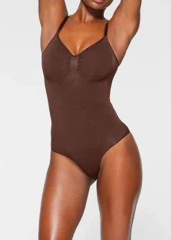 Seamless sculpt brief bodysuit