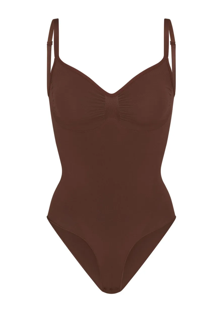 Seamless sculpt brief bodysuit