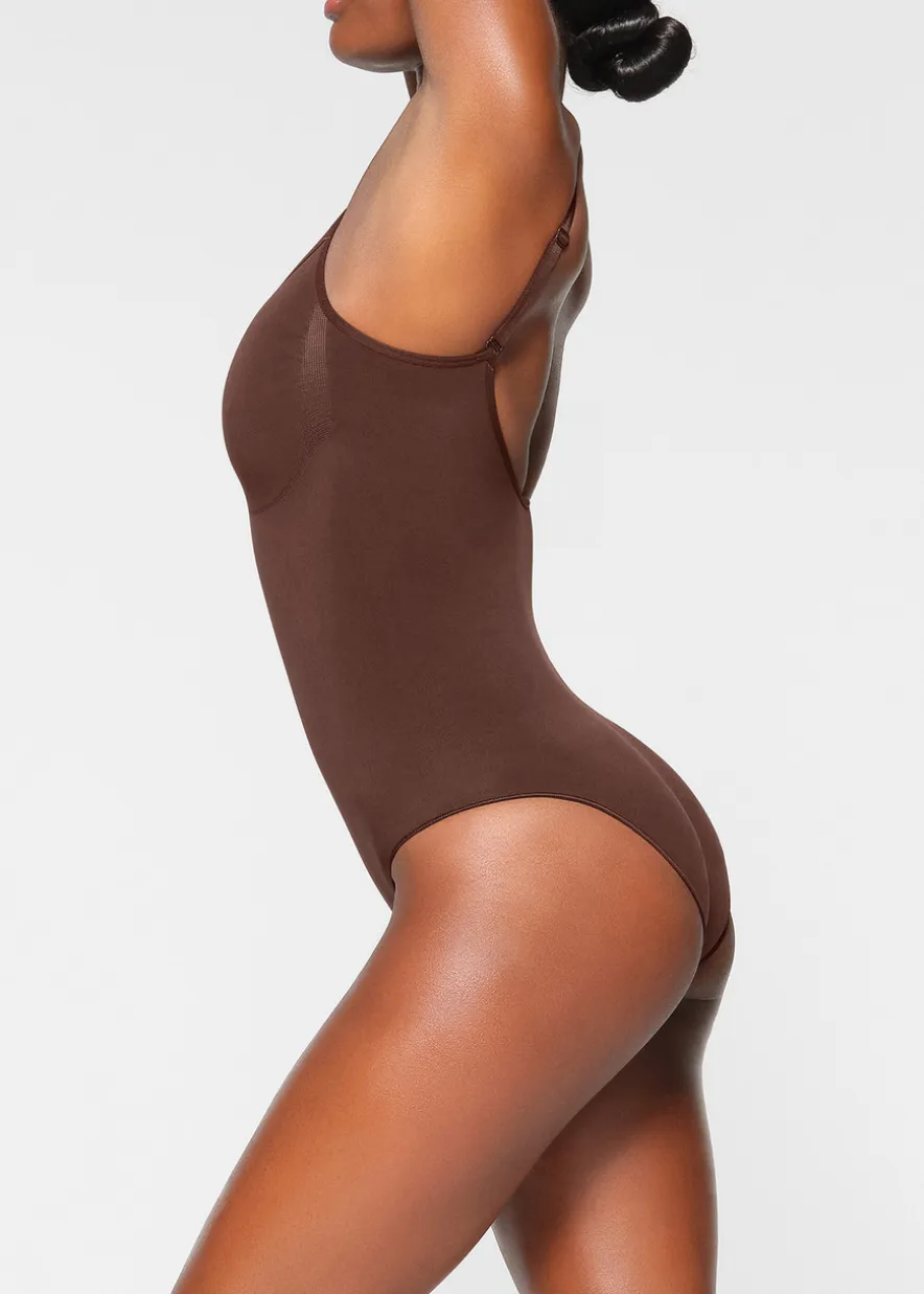 Seamless sculpt brief bodysuit