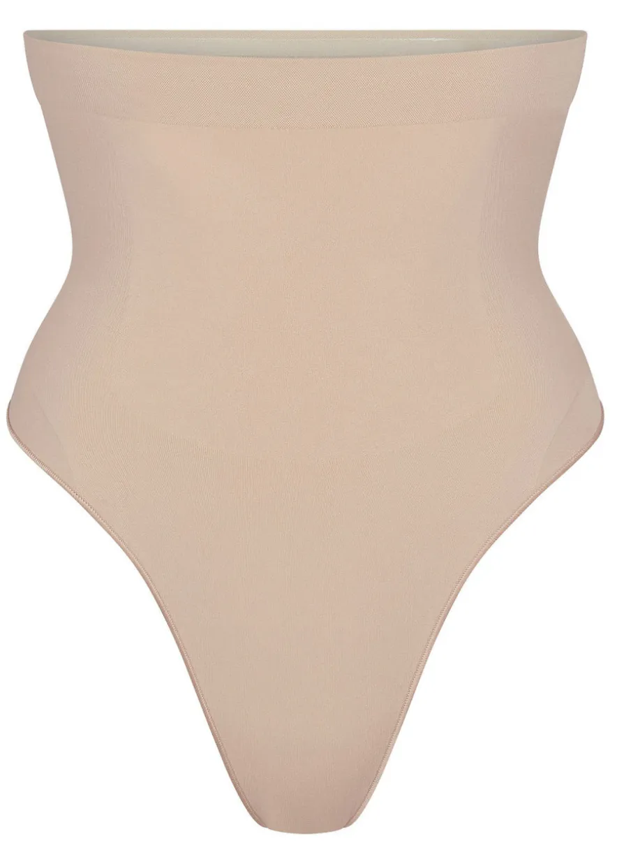 Seamless sculpt high-waisted thong