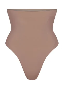 Seamless sculpt high-waisted thong