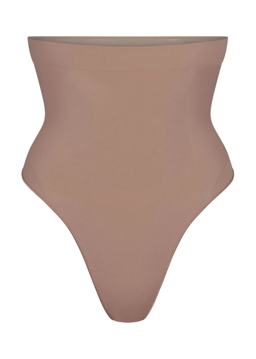 Seamless sculpt high-waisted thong
