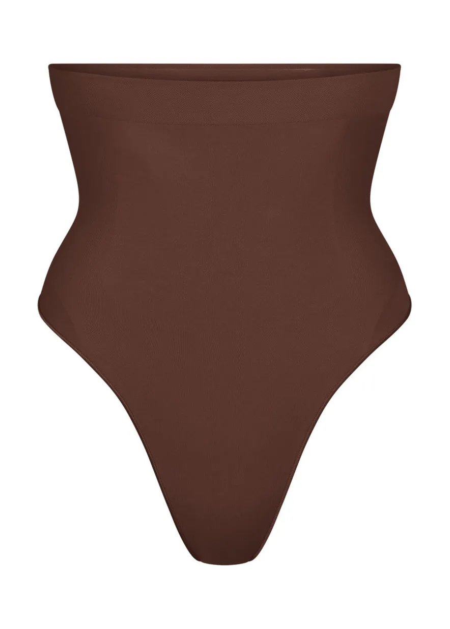 Seamless sculpt high-waisted thong