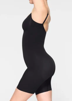 Seamless sculpt mid-thigh bodysuit