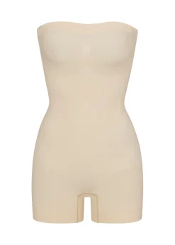 Seamless sculpt strapless shortie body