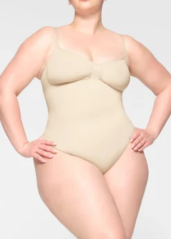 Seamless sculpt thong bodysuit