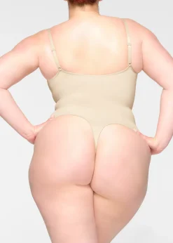 Seamless sculpt thong bodysuit