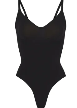 Seamless sculpt thong bodysuit