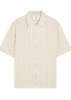 Sears striped seersucker shirt