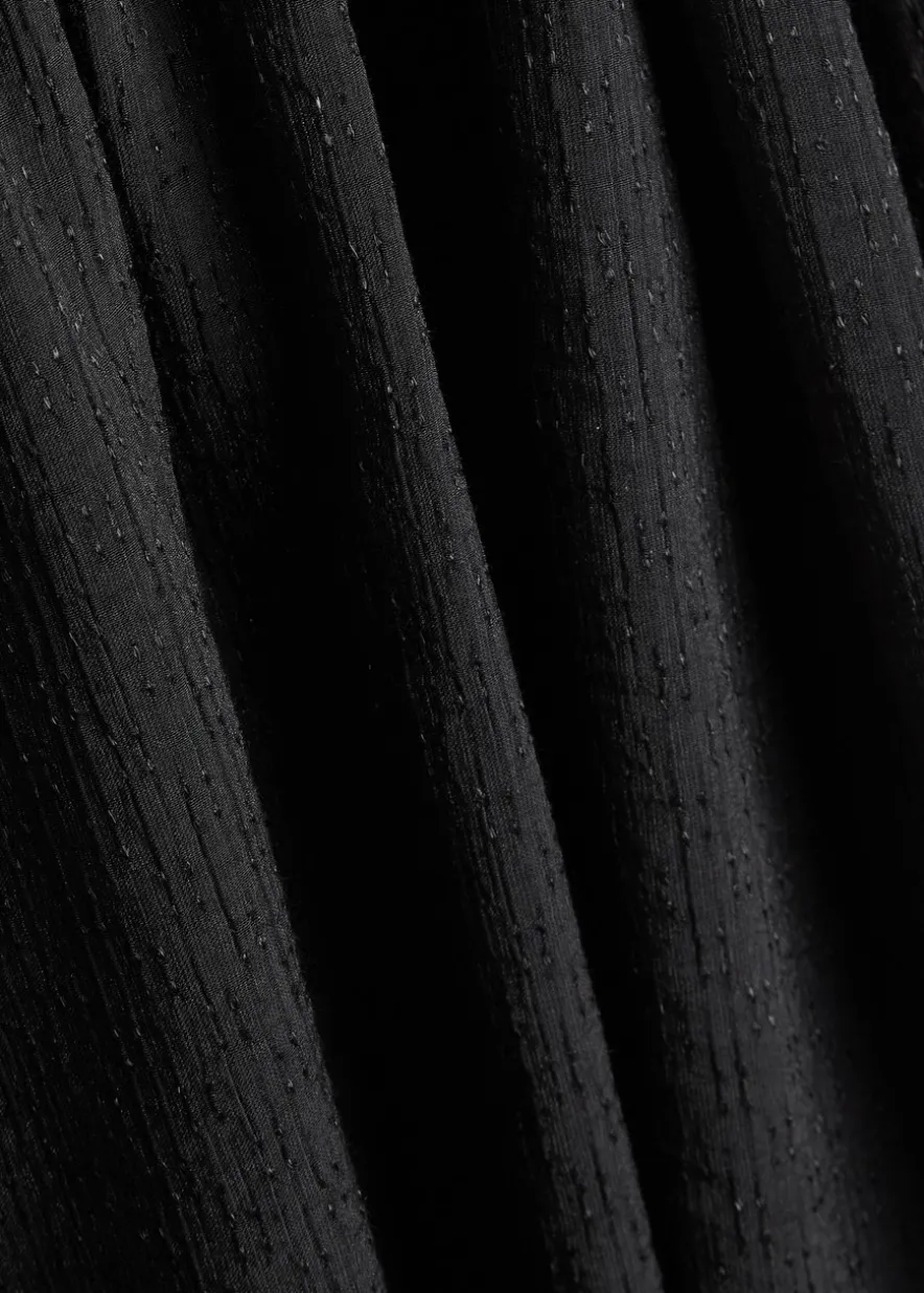 Sebestian shirred woven midi dress