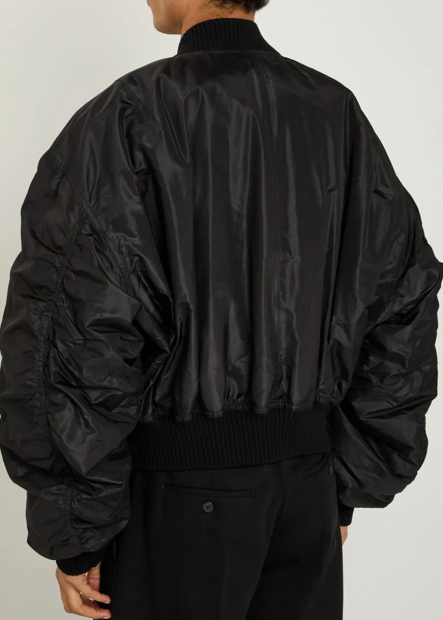 Secchia silk bomber jacket