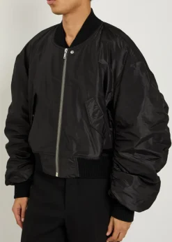 Secchia silk bomber jacket