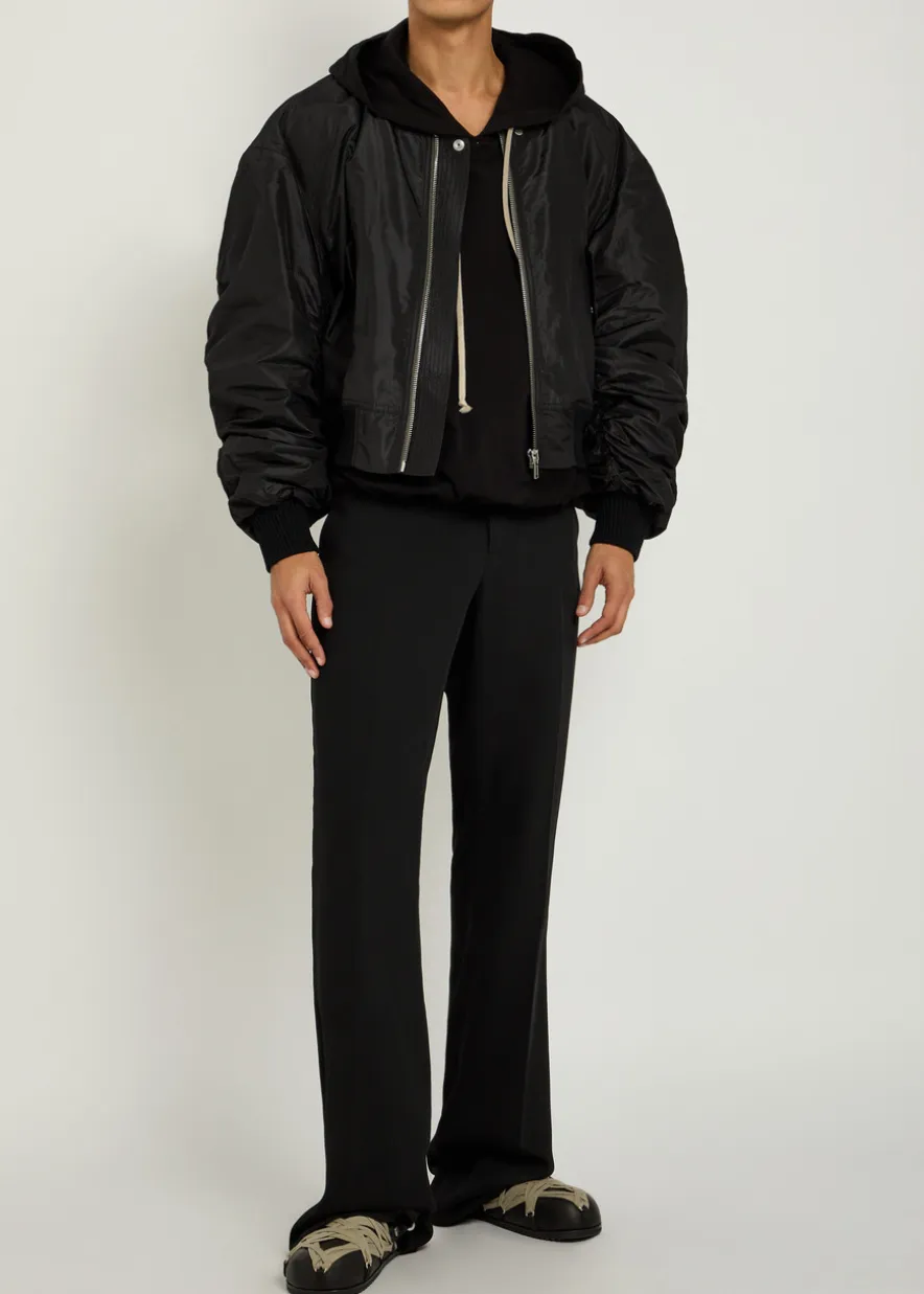 Secchia silk bomber jacket