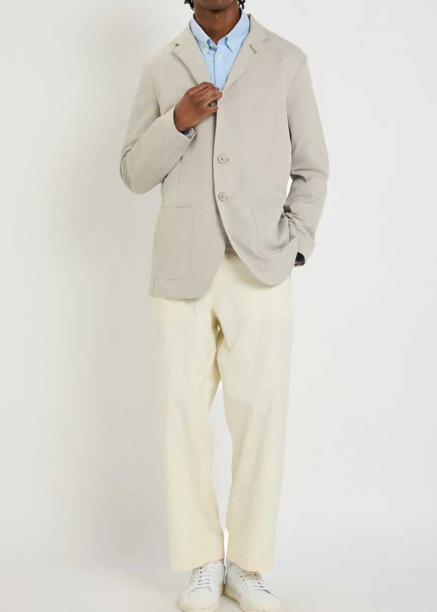 Seersucker blazer