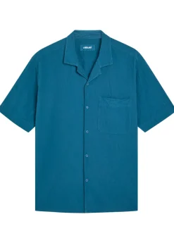 Seersucker cotton shirt