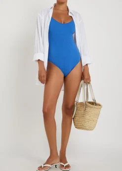 Seersucker swimsuit