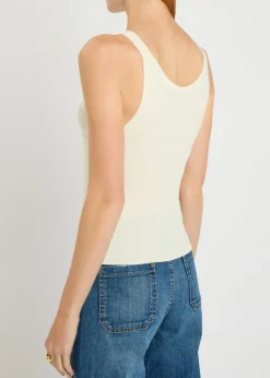 Selah ribbed silk tank