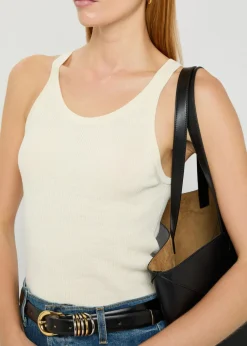 Selah ribbed silk tank