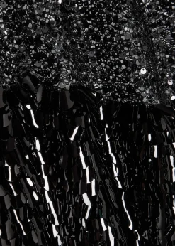 Sequin-embellished tulle gown