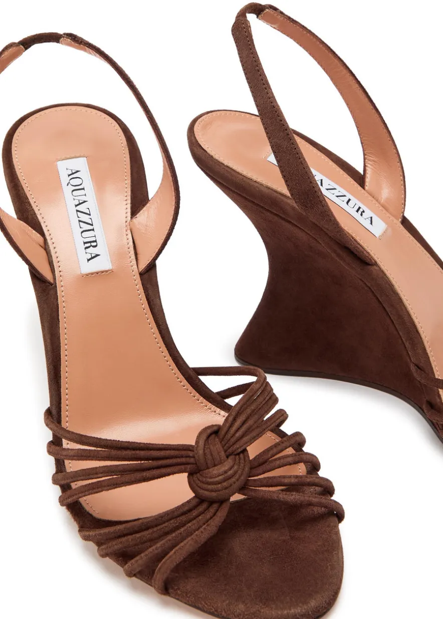 Serenity 95 suede wedge sandals