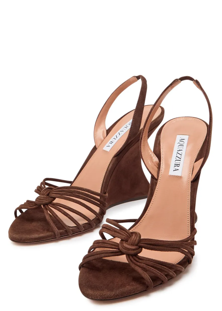 Serenity 95 suede wedge sandals