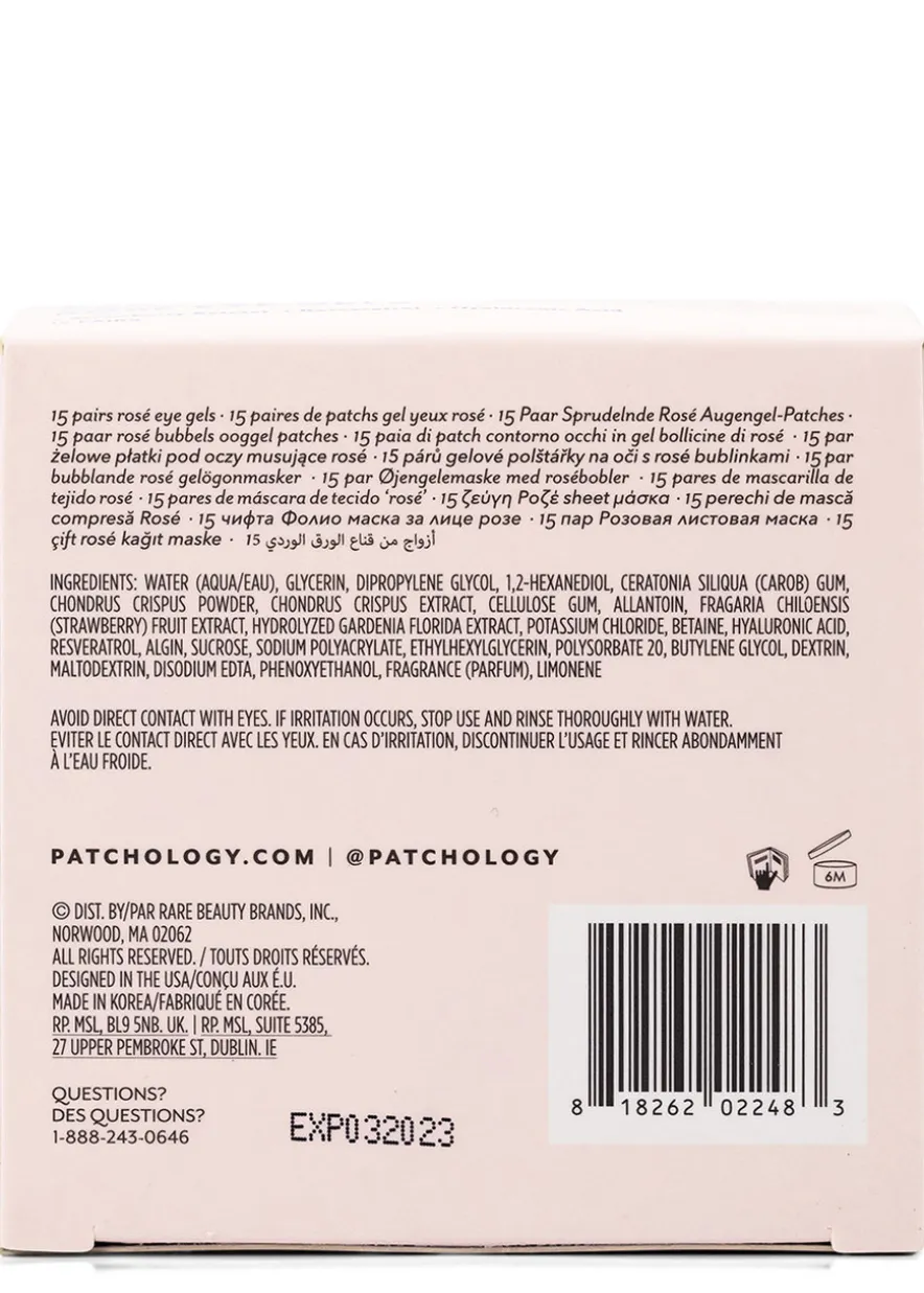 Serve Chilled Rose Eye Gel Patches x 15