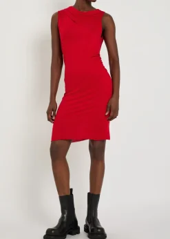 Shailee draped jersey mini dress