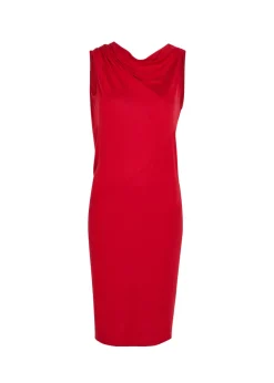 Shailee draped jersey mini dress