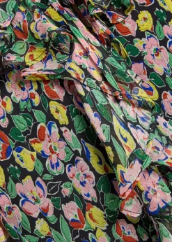 Shalyn floral chiffon mini dress