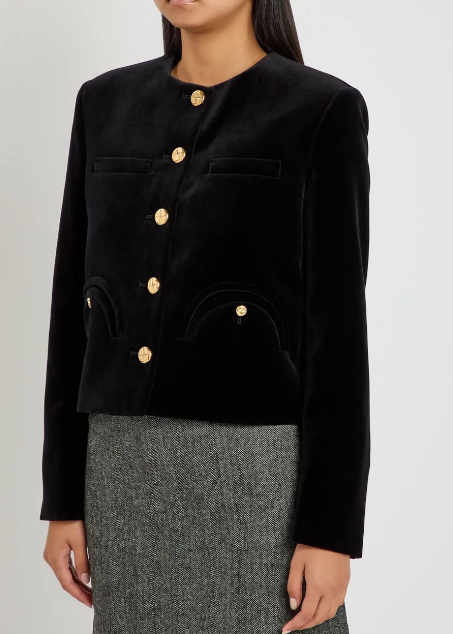 Shamo Bolero velvet jacket
